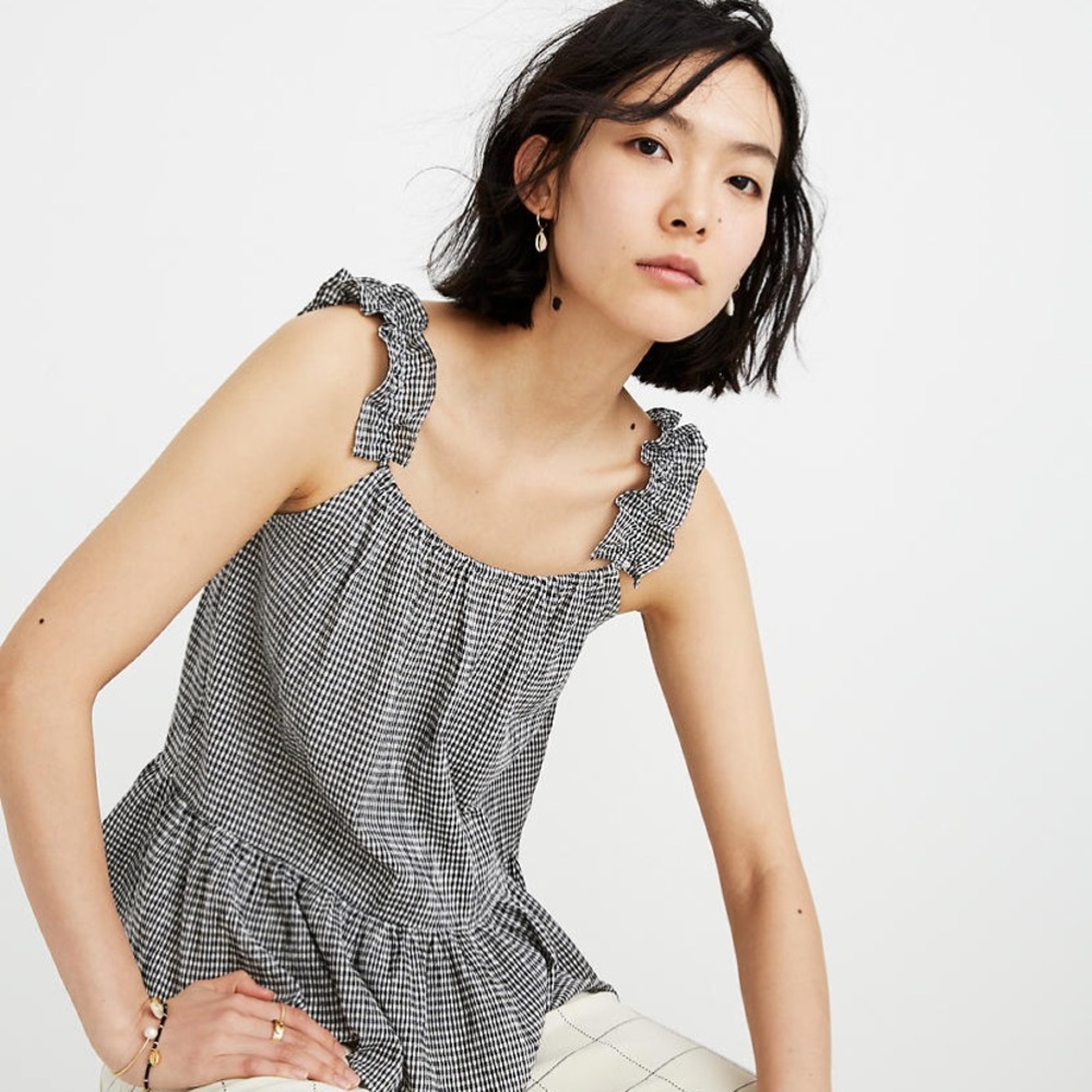 Madewell ruffle-strap cami